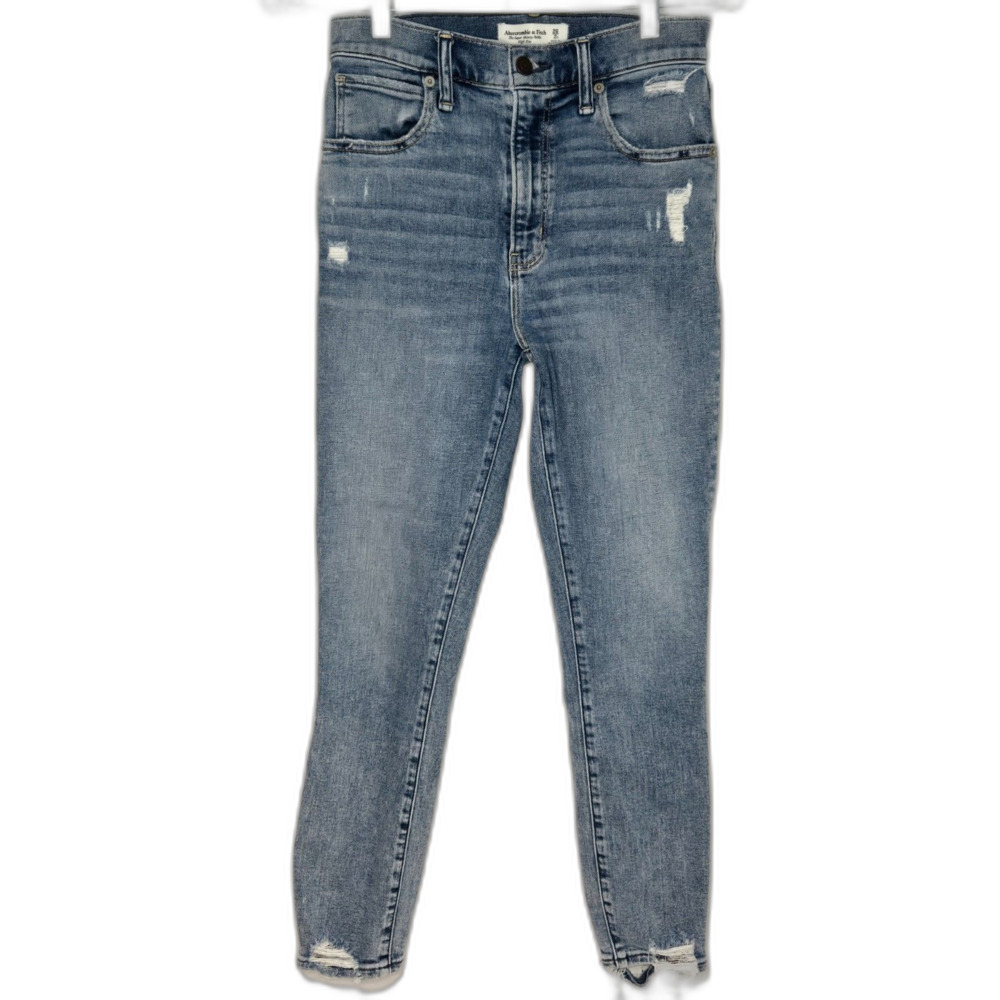 Abercrombie & Fitch The Super Skinny Ankle Jeans | Women's Size 26 Short | Blue